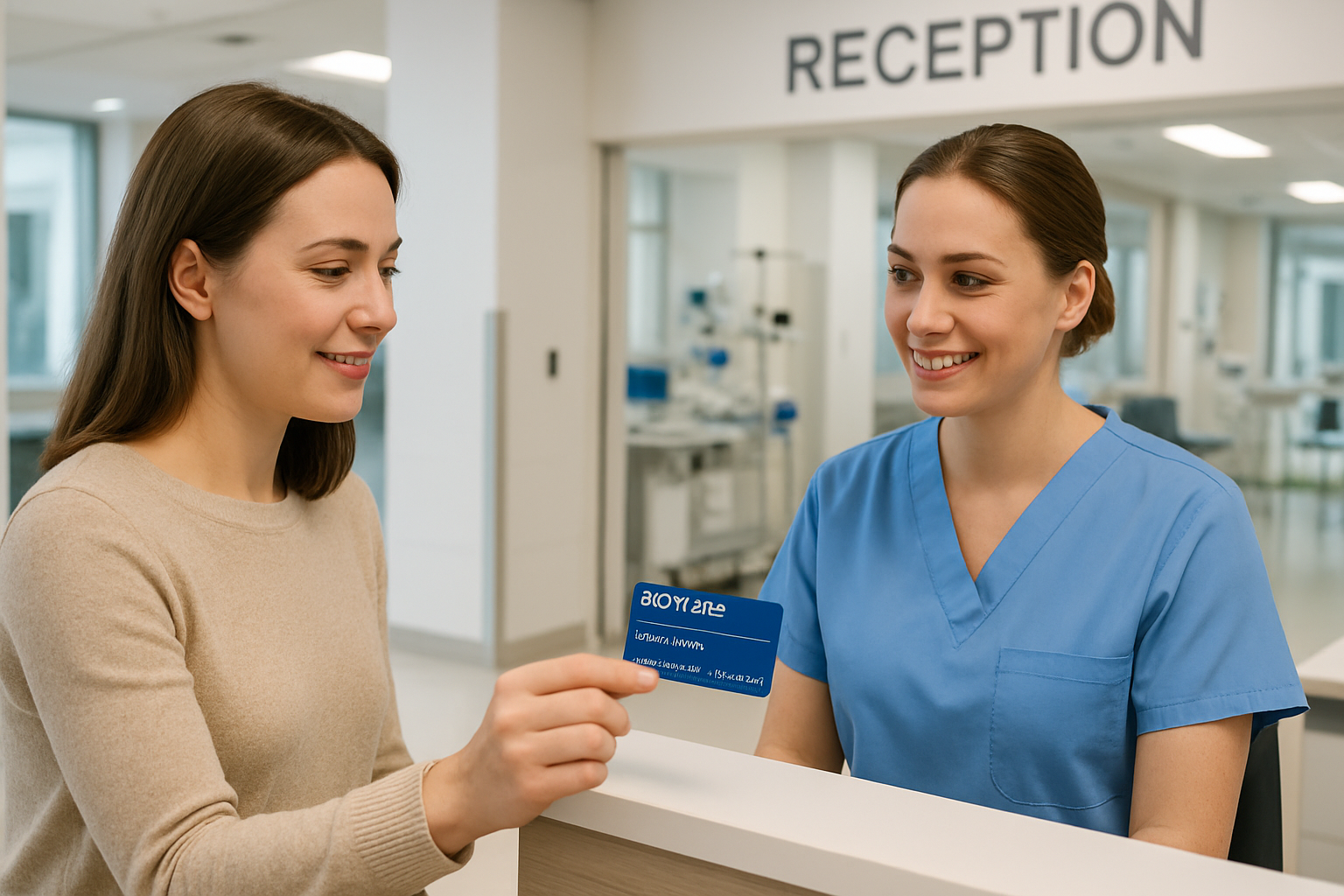 an image of a doctor and patient